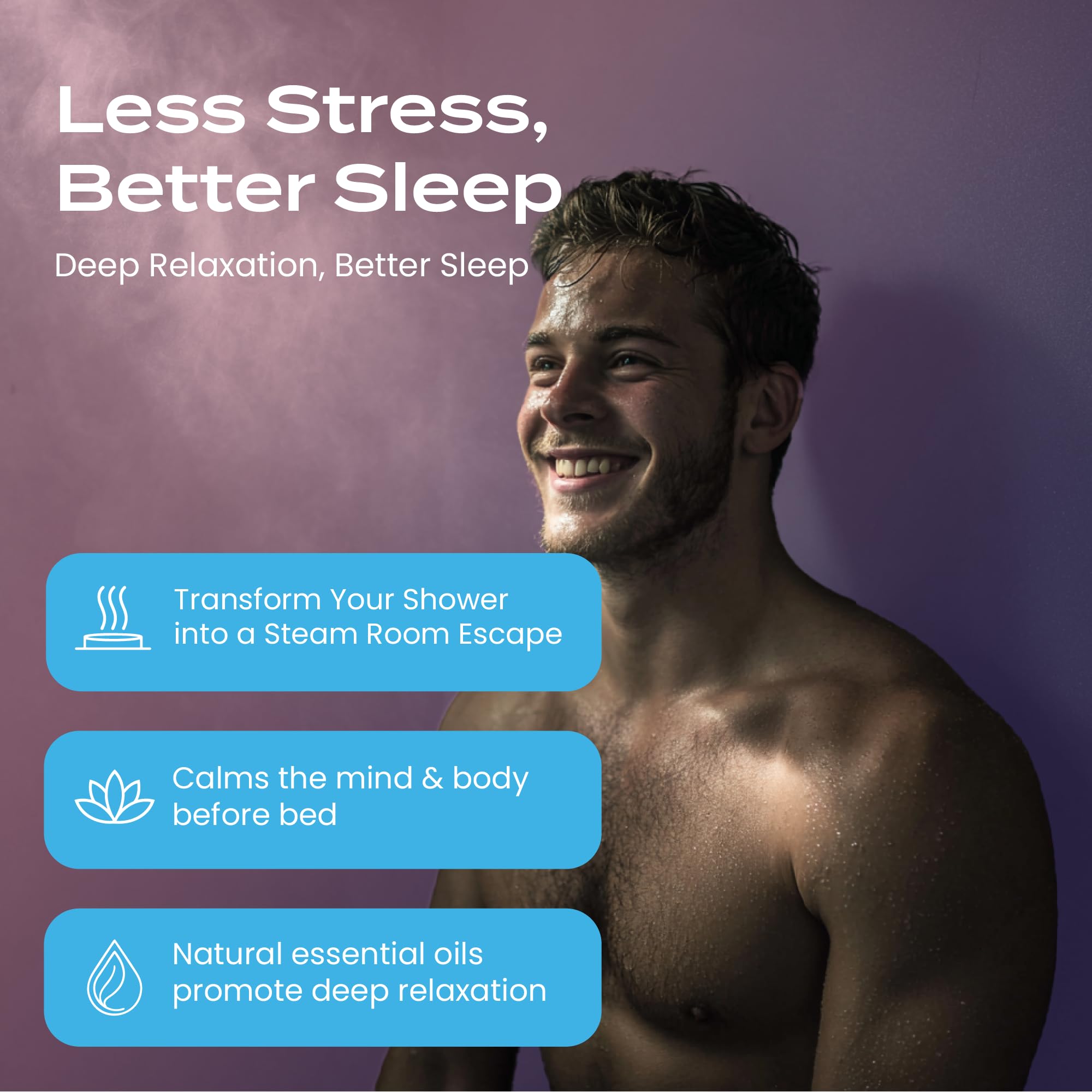 Body Restore Shower Steamers Aromatherapy 6 Pack – Fathers Day Gift for Dad, Birthday Gifts for Women and Men, Relaxation Stress Relief Self Care – Bloom