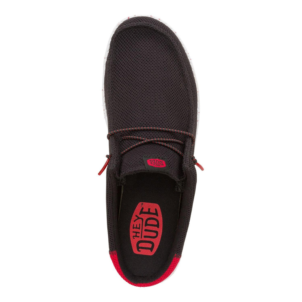 HEYDUDE Wally Slip Varsity - Black/Red