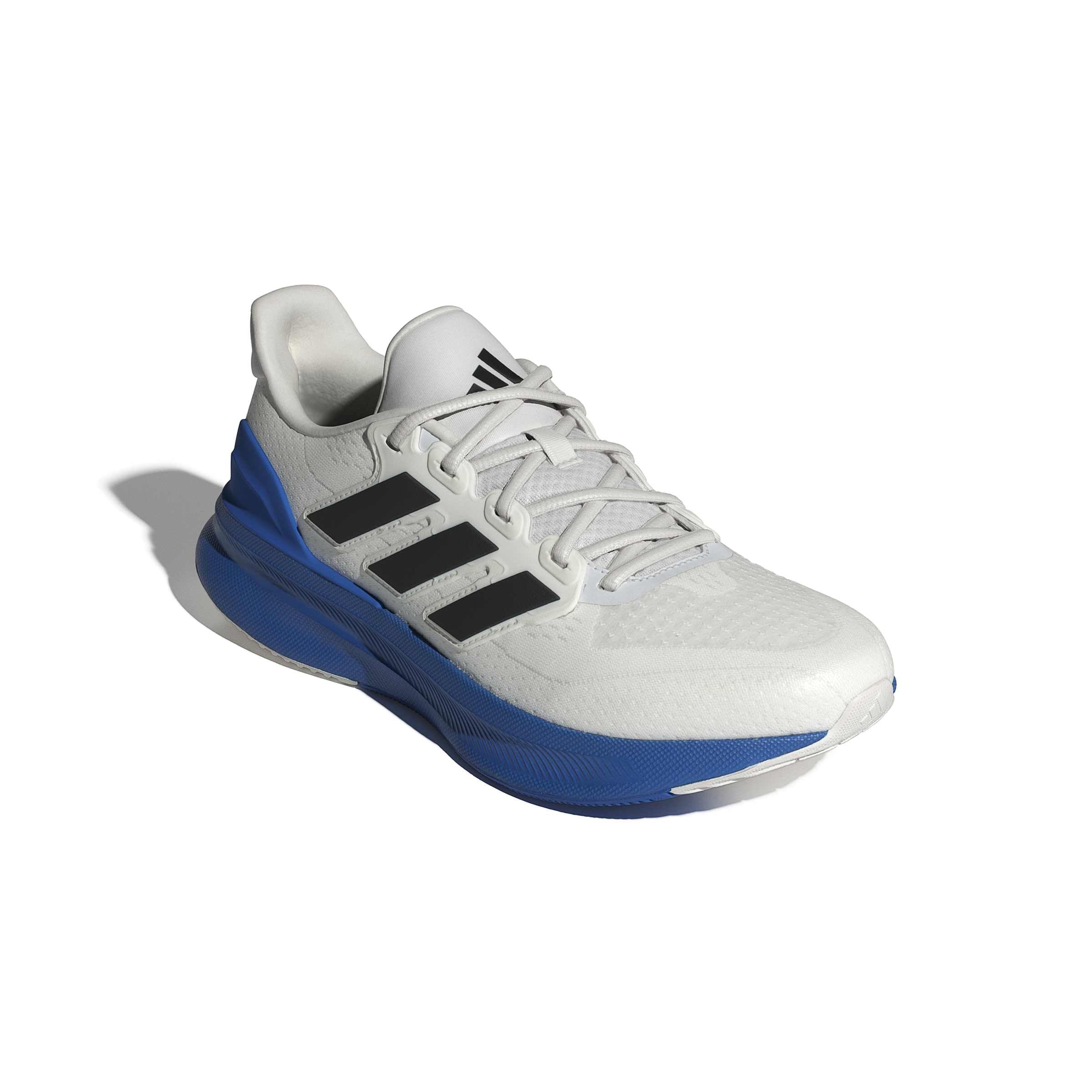 adidas Men's Ultrarun 5, Crystal White/Black/Blue, 6.5