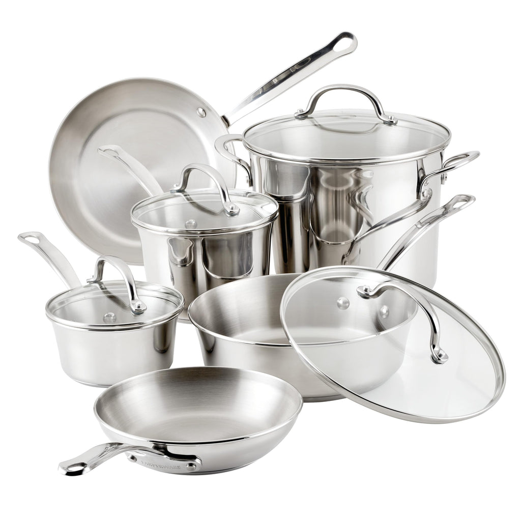Farberware Millennium Stainless Steel 10-Piece Cookware Set