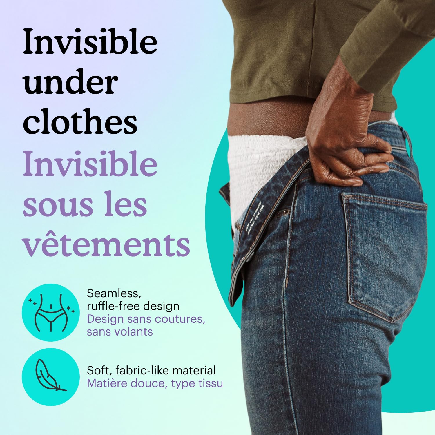 Because Overnight Absorbency Pull Ups - Adult Disposable Incontinence Underwear, Extra Absorbent Nighttime Briefs for Men and Women, White, XLarge, 20 Count