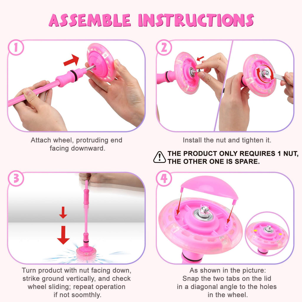 Getatoy Ankle Skip Ball for Kids: Toys for 4-8 Years Old Girls, Skip Ball Toy for Girls, Outdoor Toys Gifts for Kids Ages 8-12 6-8 Skip Toy 8 Year Old Girl Birthday Gift