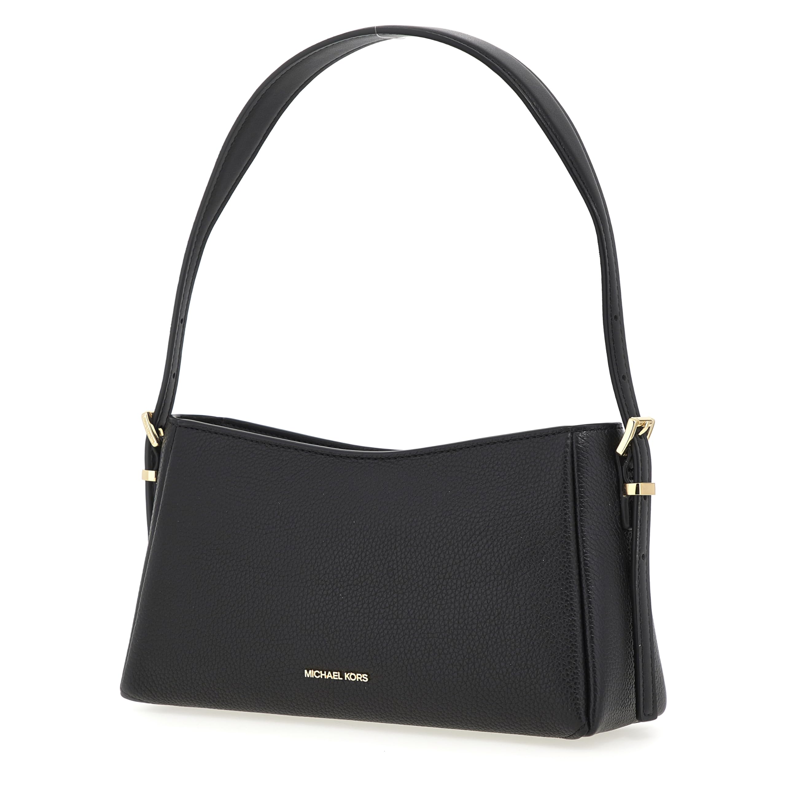Michael Kors Women's Md Pouchette Hand Bag, black, One Size
