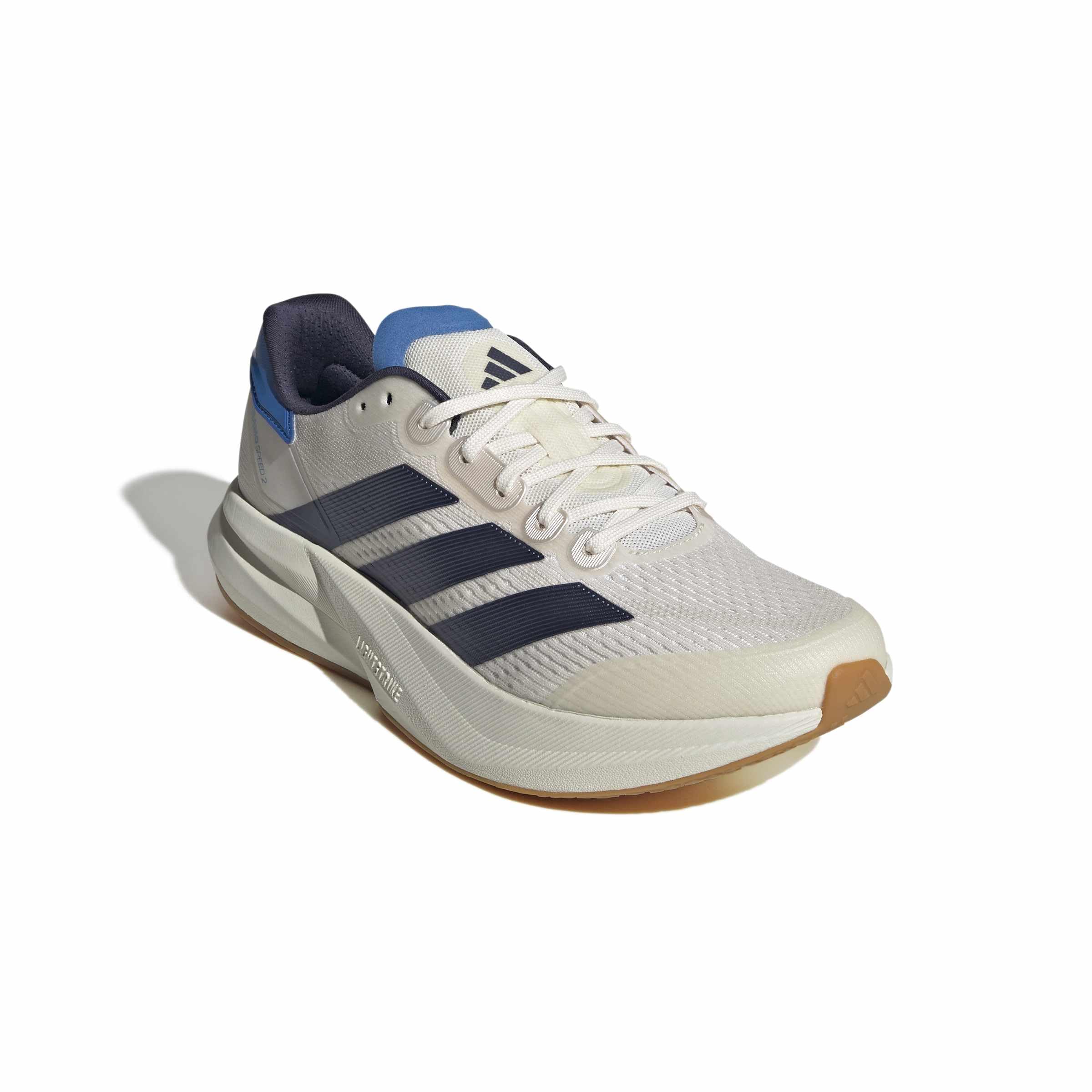adidas Men's Duramo Speed 2 Running, Chalk White/Shadow Navy/Ray Blue, 13