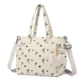 Makukke Corduroy Totes Bag Women - Shoulder Hobo Bag Handbags Crossbody Bag Shopping Purses (Ribbon)