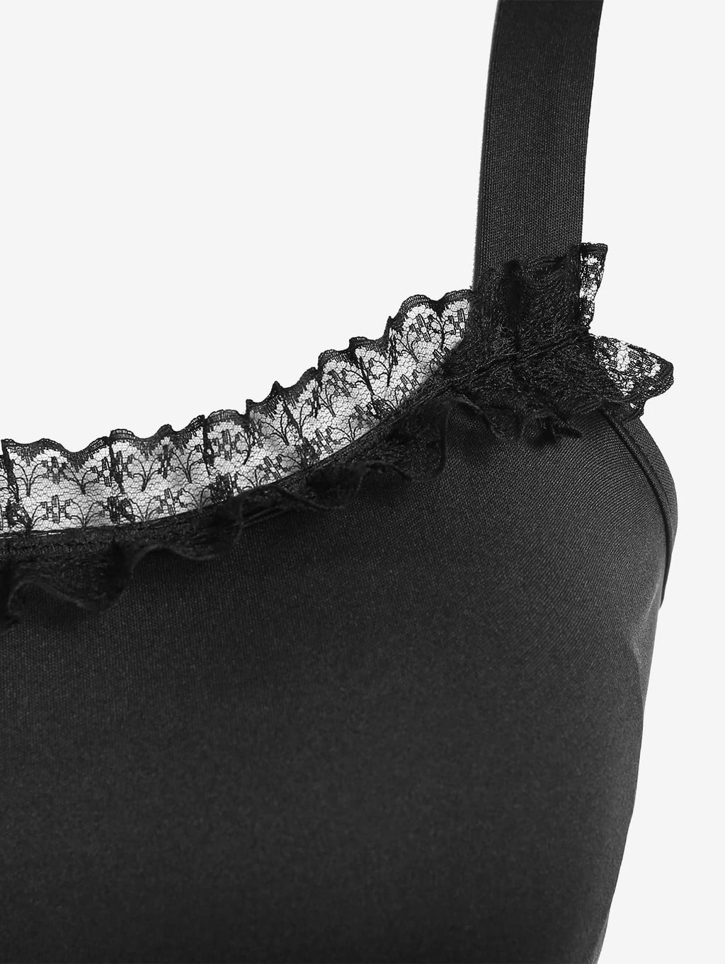 ROSE GAL Women Plus Size Victoria Gothic Renaissance Lace Trim Lace-up Ruffled Cinched Ruched High Low Dress Steampunk Dress(Black_5/1X)