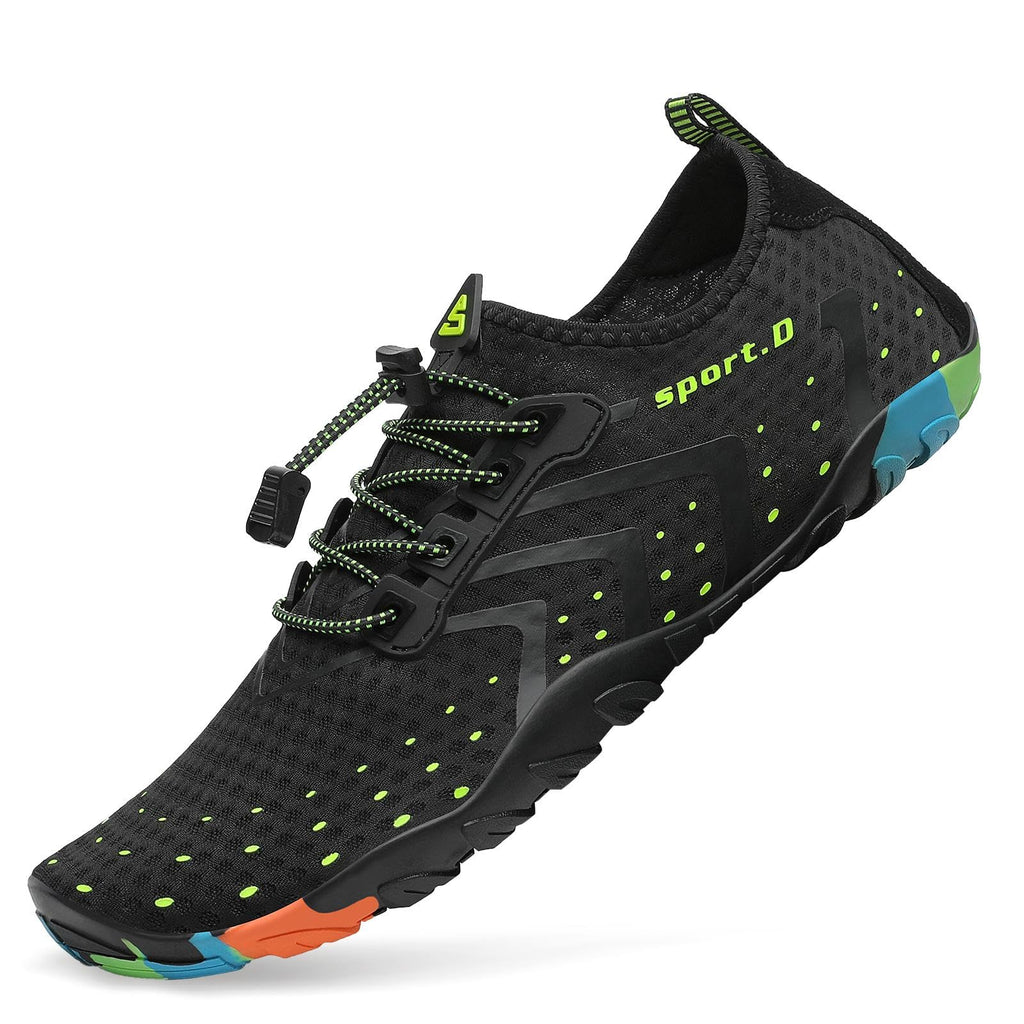 SAGUARO Quick-Dry Water Shoes for Women – Swim Shoes, Beach Shoes, Aqua Shoes with Lightweight, Breathable for Pool & Outdoor Black 8