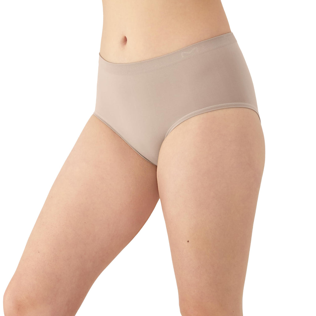 Maidenform Women's M Seamless Bikini, Mid-Rise Hipster Panty, Seamless Underwear for Women, 3-Pack