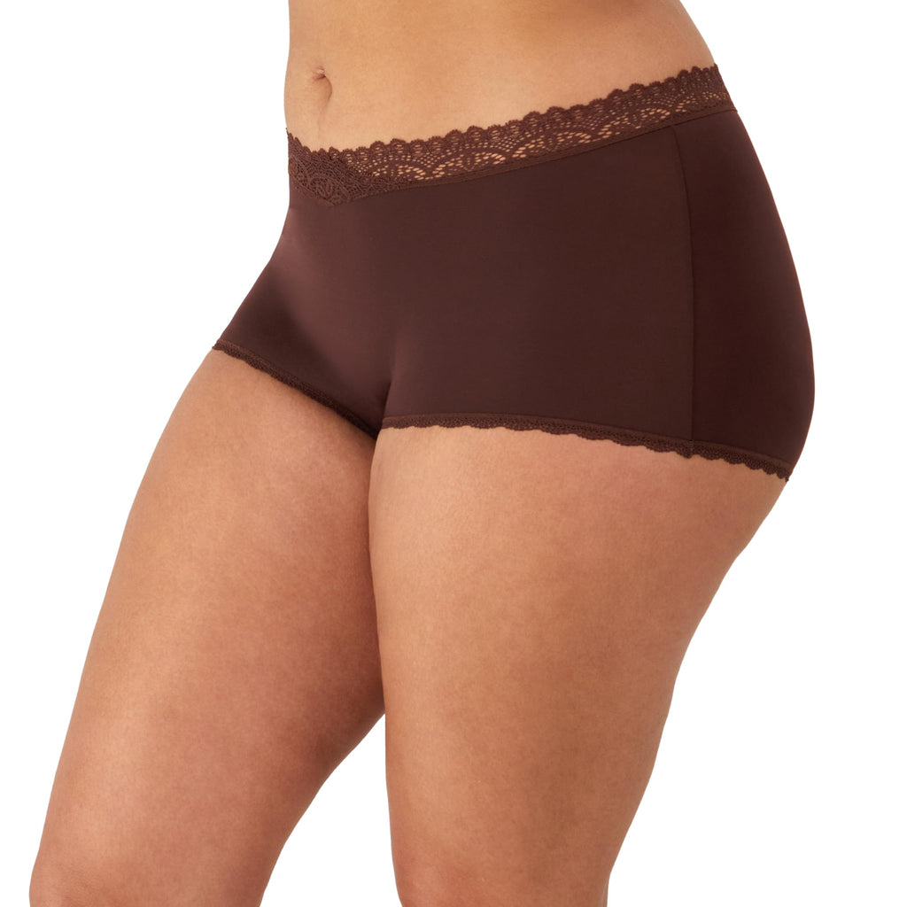 Maidenform Women's Microfiber Boyshort Underwear, Mid-Rise Boyshort Panties, 3-Pack