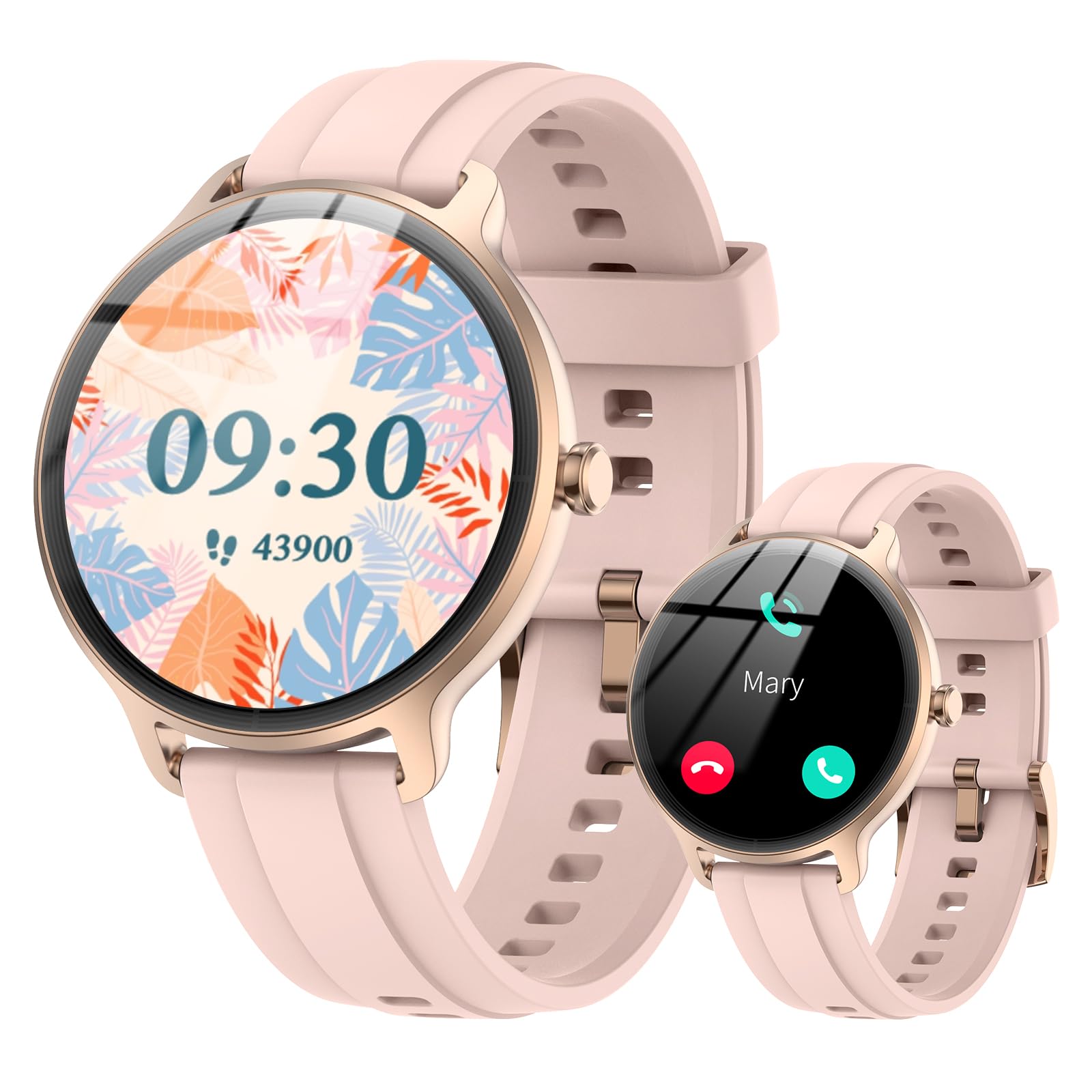 Smart Watch for Men Women(Answer/Make Calls), Smartwatch Built-in AI Voice, 1.27" HD Fitness Tracker with Heart Rate/Sleep/Step/SpO2 Monitor, 100+ Sports Modes, IP68 Waterproof Watch for Android iOS