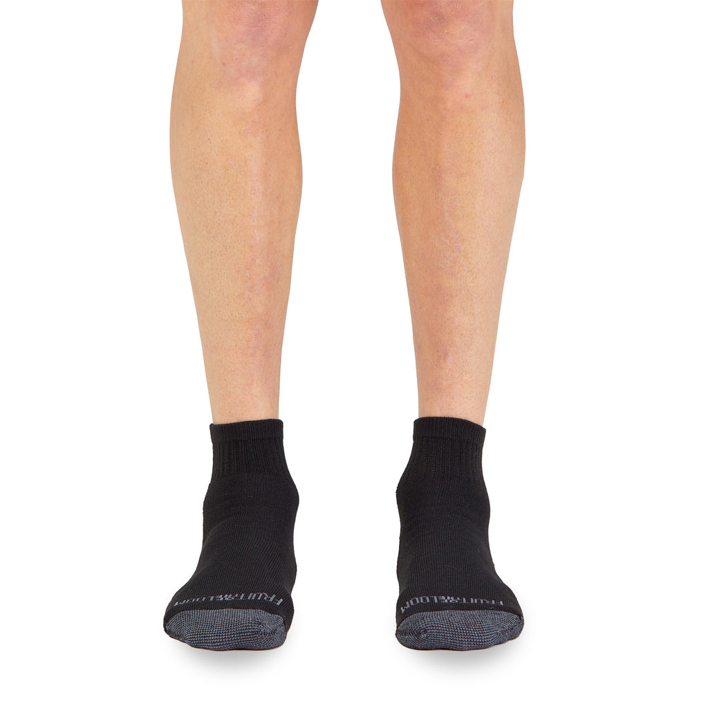 Fruit of the Loom Men's Dual Defense Ankle Socks 12 Count ( 1Pack)