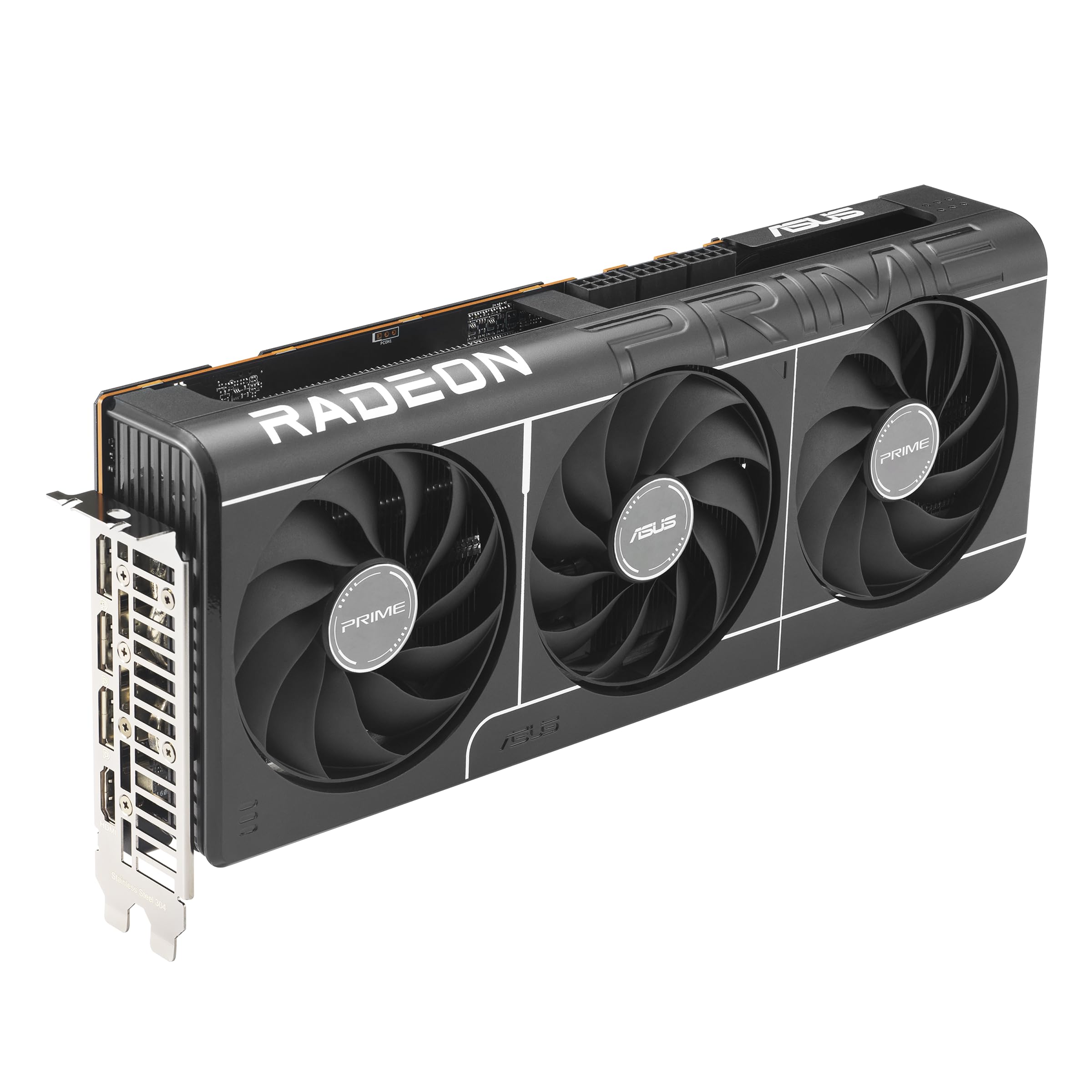 ASUS Prime Radeon™ RX 9070 XT OC Edition Graphics Card, AMD (PCIe 5.0, HDMI/DP 2.1, 2.5-Slot Design, Axial-tech Fans, Ball Bearings, Dual BIOS, GPU Guard)
