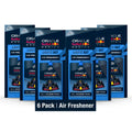 Armor All Podium Series Hanging Car Air Freshener, All Access Pass, Lights Out Scent (6 Pack), Racing-Inspired Auto Air Freshener With Long-Lasting Fragrance
