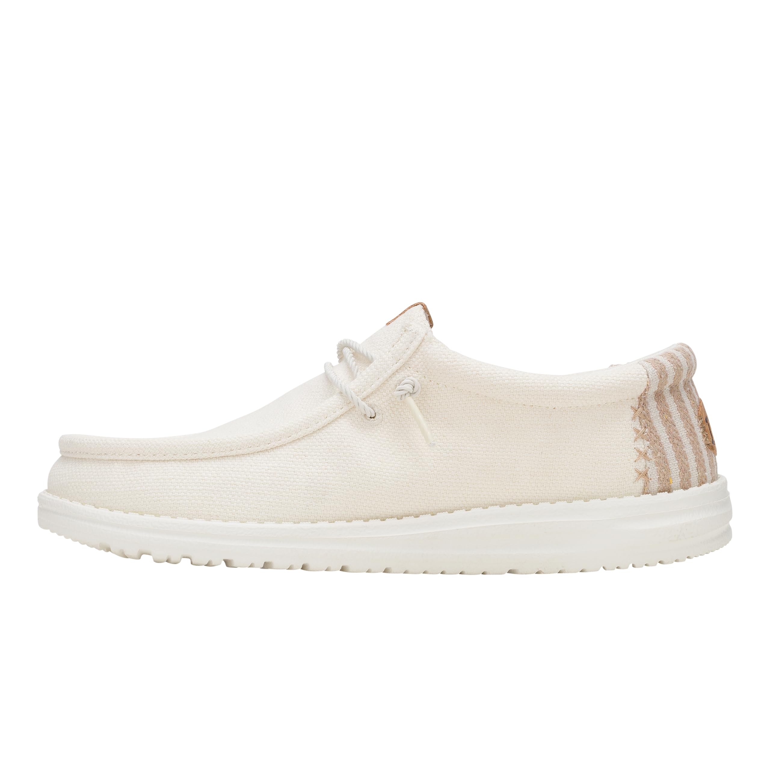 HEYDUDE Wally Resort, Mens Shoes, Men's Slip-on Loafers, Comfortable & Light-Weight White/Multi