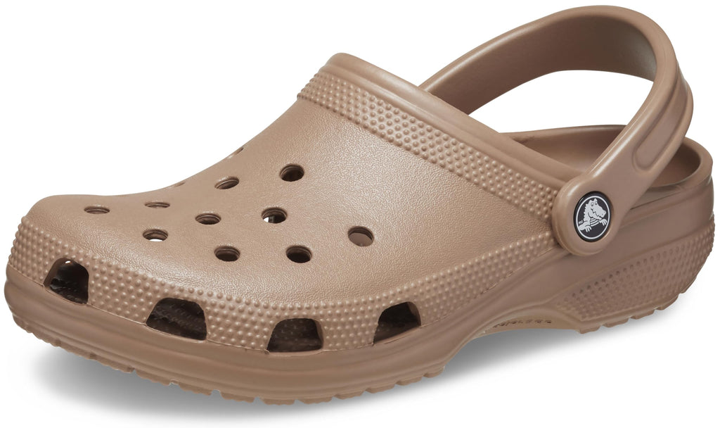 Crocs Unisex-Adult Classic Clog, Clogs for Women and Men, Latte, 8 Men/10 Women