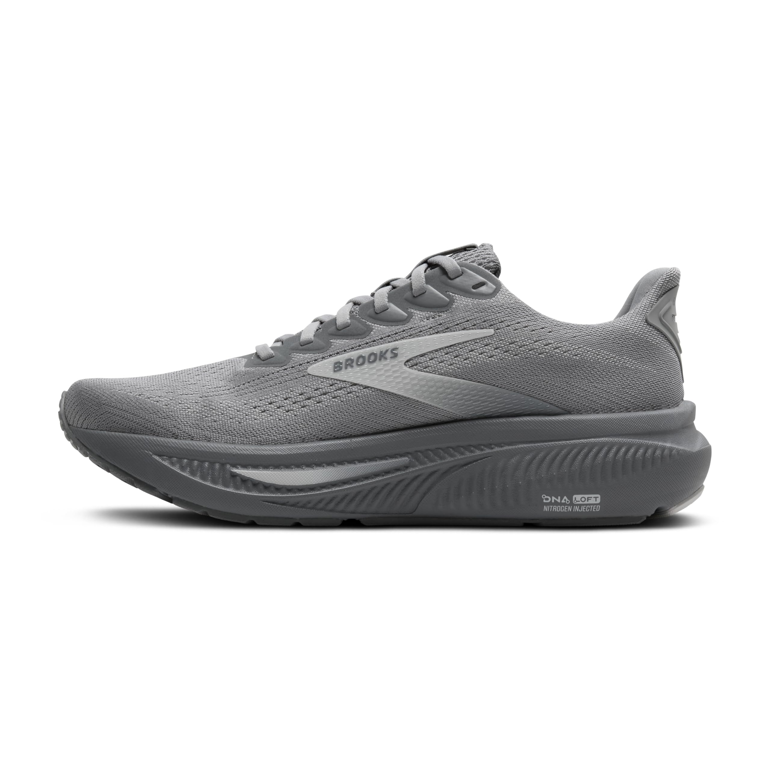 Brooks Men’s Ghost 17 Neutral Running Shoe - Primer Gray/Oyster Mushroom - 10.5 Wide