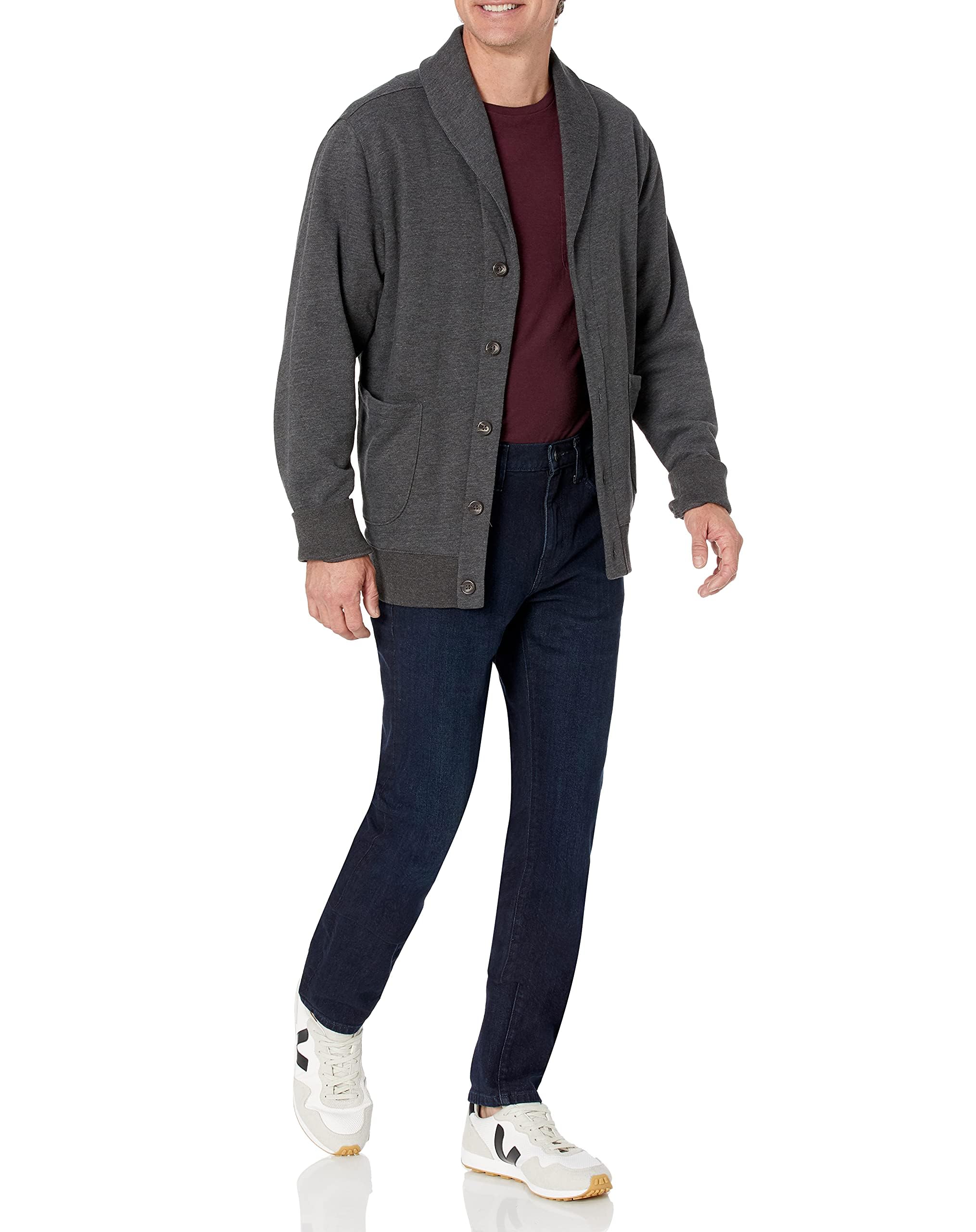 Amazon Essentials Men's Slim-Fit Jeans - Discontinued Colors, Blue Over Dye, 36W x 30L