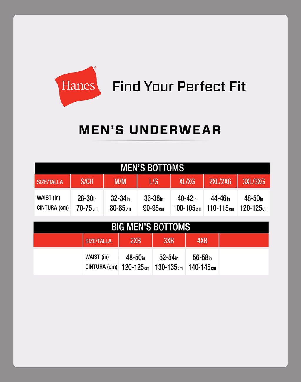 Hanes Men's Boxer Cotton Stretch Moisture-Wicking Multi-pack Underwear Brief, Black - 6 Pack, X-Large