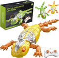 TUVBPK 2026 Wall Climbing Gecko Lizard, Robot Geckos Lizards Rechargeable Remote Control Car Toy RC Cars Toys for Kids RC Crawler for Boys & Girls Ages 6 & Up Christmas Birthday Gifts (Orange)