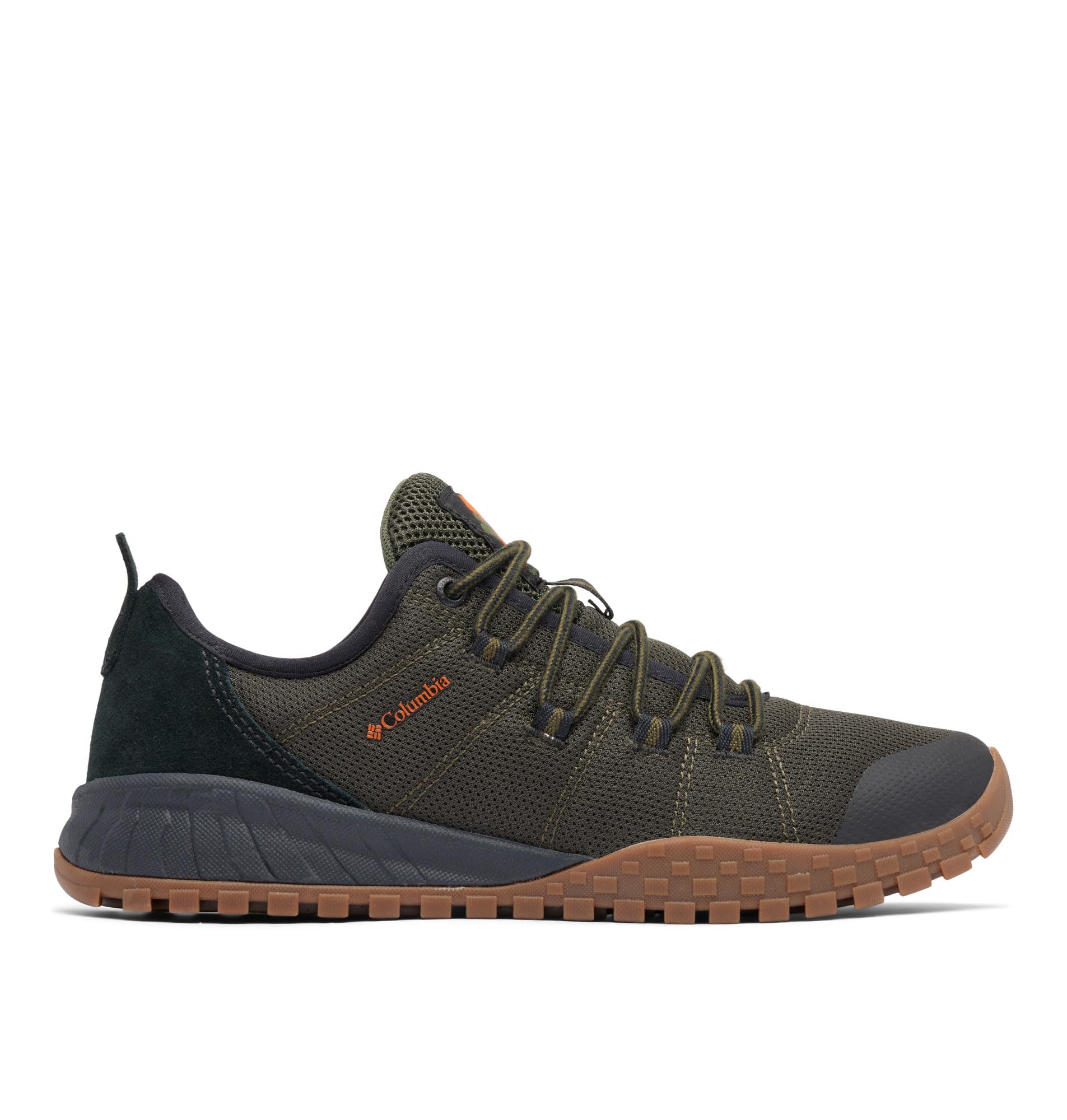 Columbia Mens Fairbanks Low, Deep Olive/Desert Sun, 12