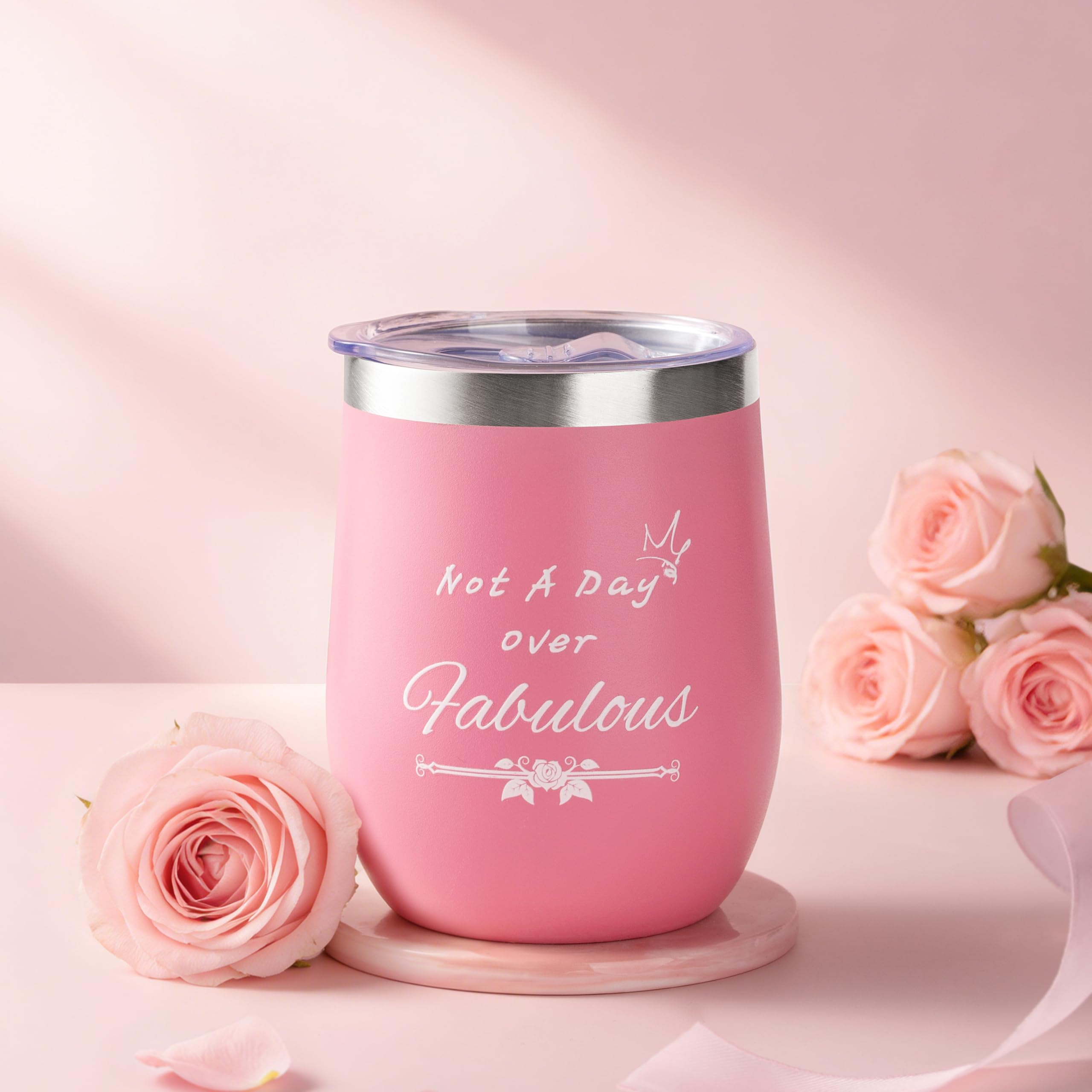 Evelunya Luxury Gift Set for Women Real Flowers Scented Candle Unique Self Care Relaxation Gift Ideas Birthday Gift