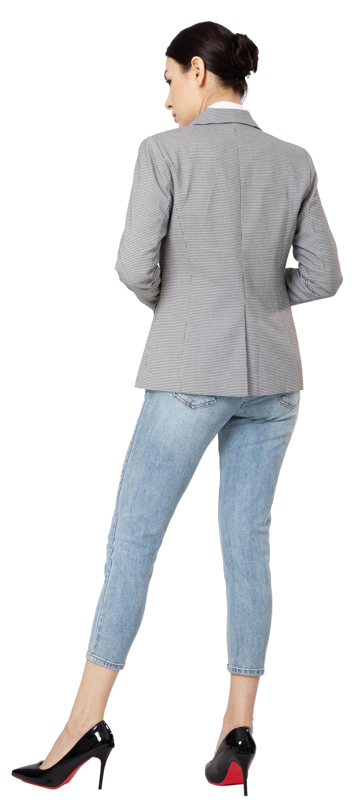 Marycrafts Women's Blazers Blazer Jackets for Women Business Casual Work Professional 6 Houndstooth