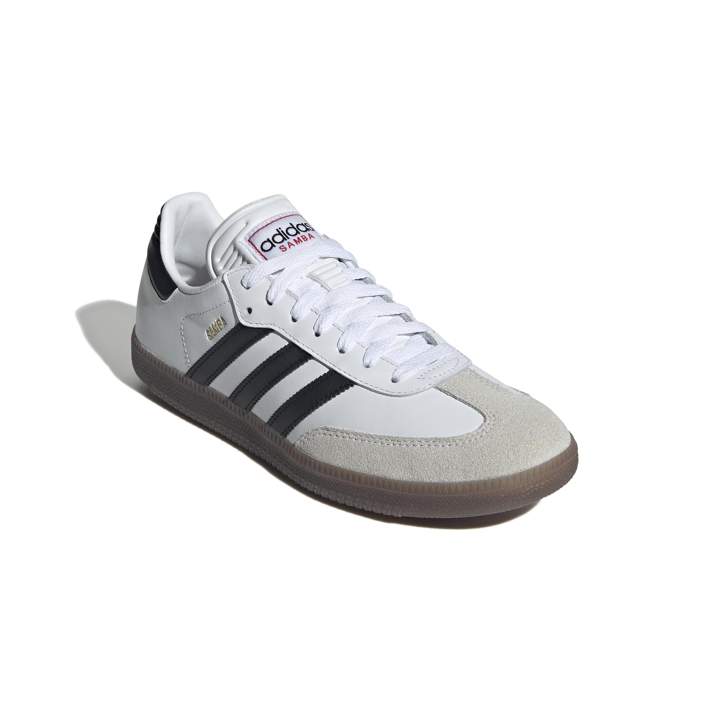 Adidas Unisex-Adult Samba Indoor, White/Black/Vivid Red, 6