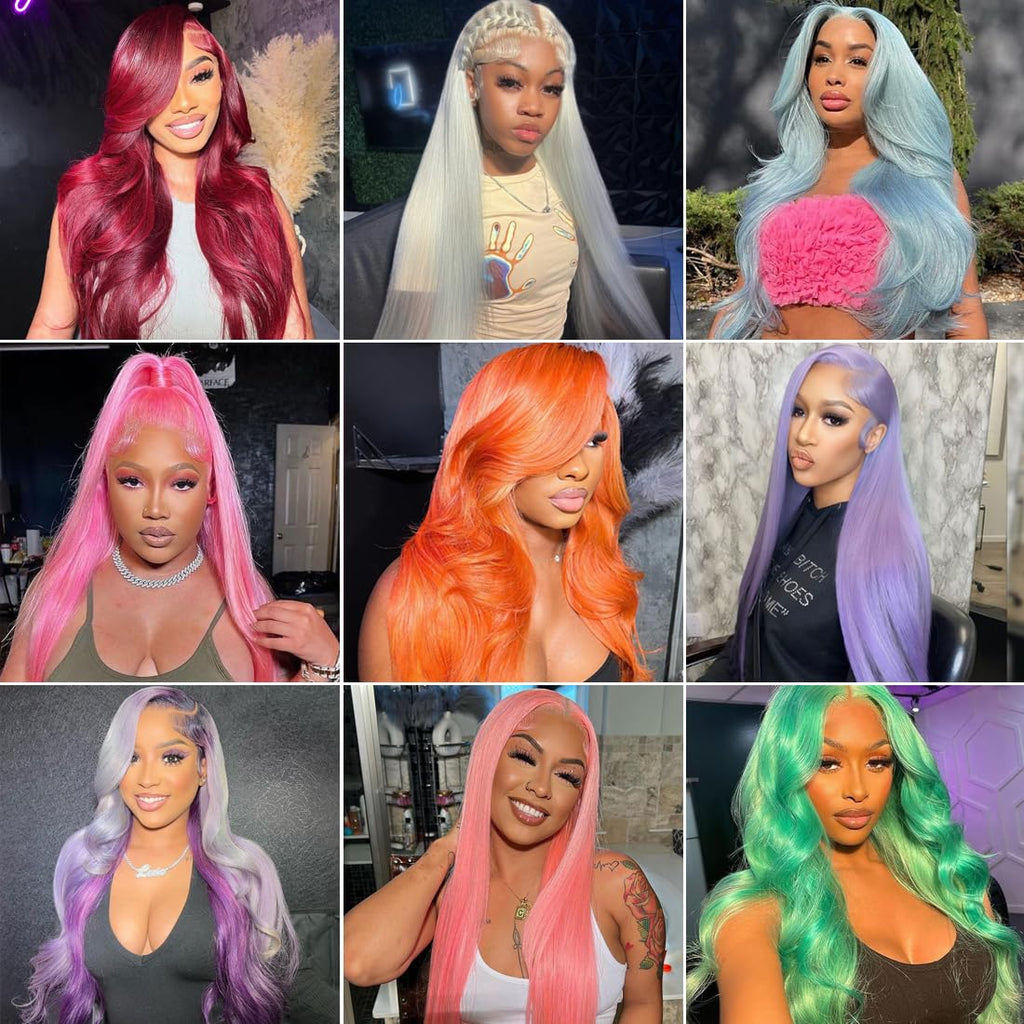 LETMIEO 30 Inch 613 Lace Front Wig Human Hair Blonde 13X6 HD Transparent Lace Front Wigs Human Hair 180% Density Blonde Glueless Wigs 613 HD Straight Lace Frontal Wig Pre Plucked
