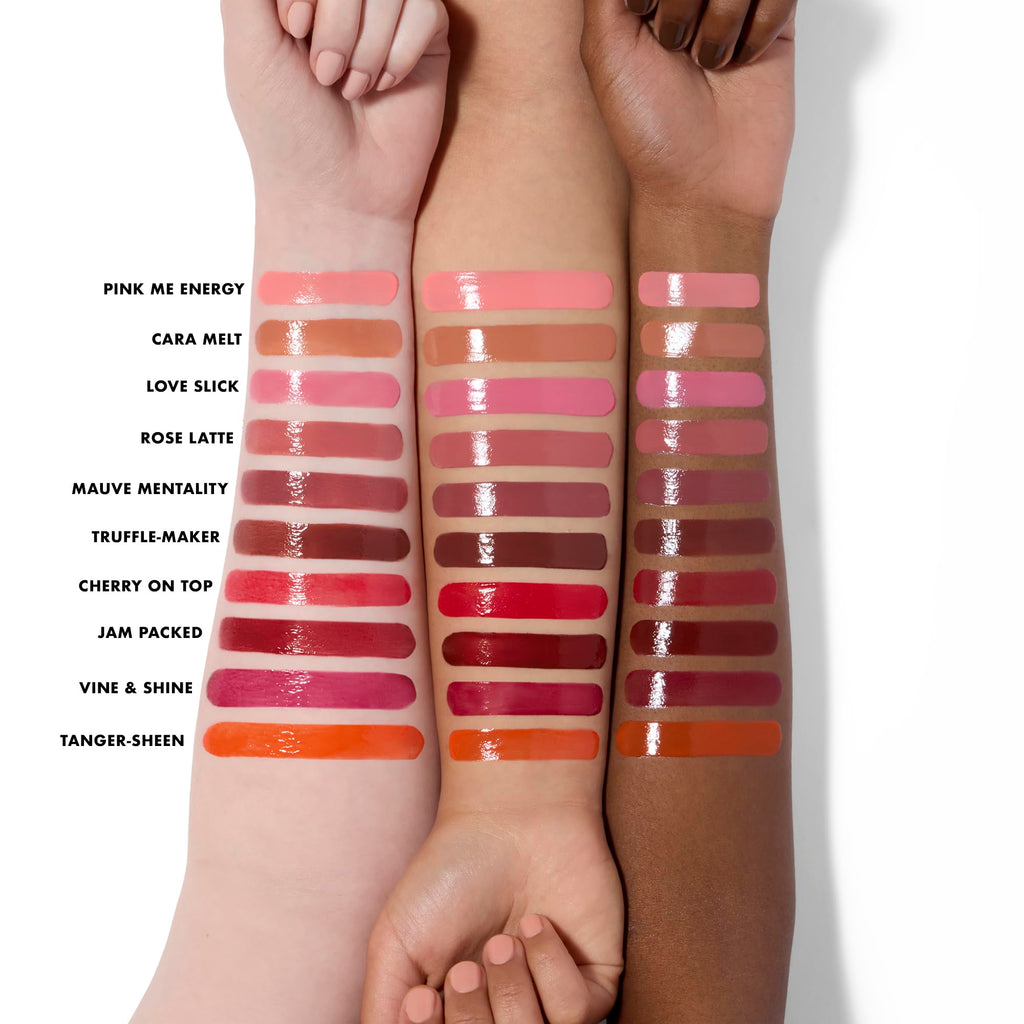 e.l.f. Glow Reviver Slipstick, Tinted Lip Oil Stick, Non-Sticky & Hydrating For A Soft-Shine Finish, Vegan & Cruelty-Free, Mauve Mentality