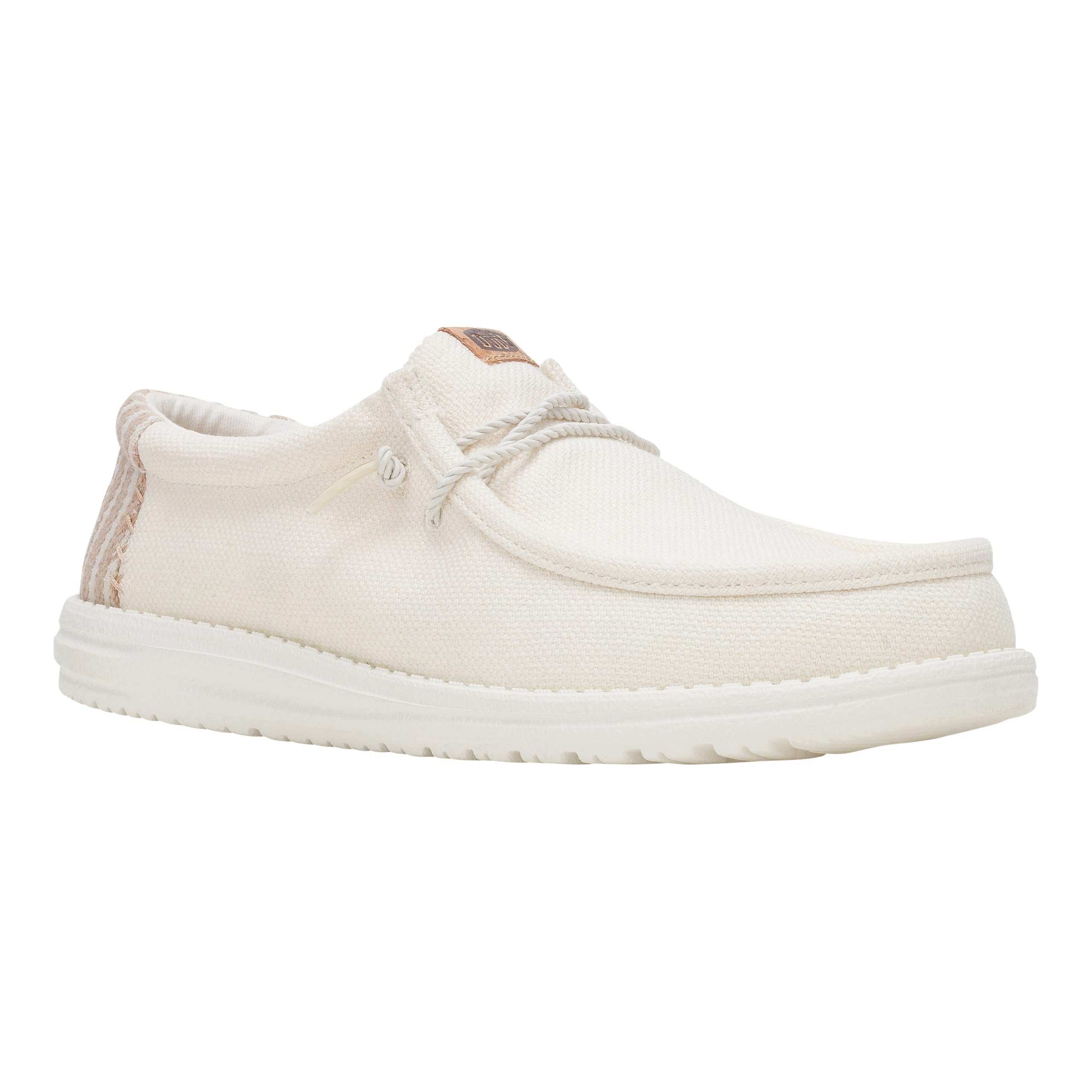 HEYDUDE Wally Resort, Mens Shoes, Men's Slip-on Loafers, Comfortable & Light-Weight White/Multi