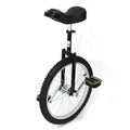 MYOYAY 20 Inch Unicycle,Unicycle for Adults,Mountain Unicycle Height Adjustable,Unicycle with Stand, Anti-Skid Pedal, Indoor Outdoor Sports Fitness Balance Training Fun Exercise Bicycle(Black)