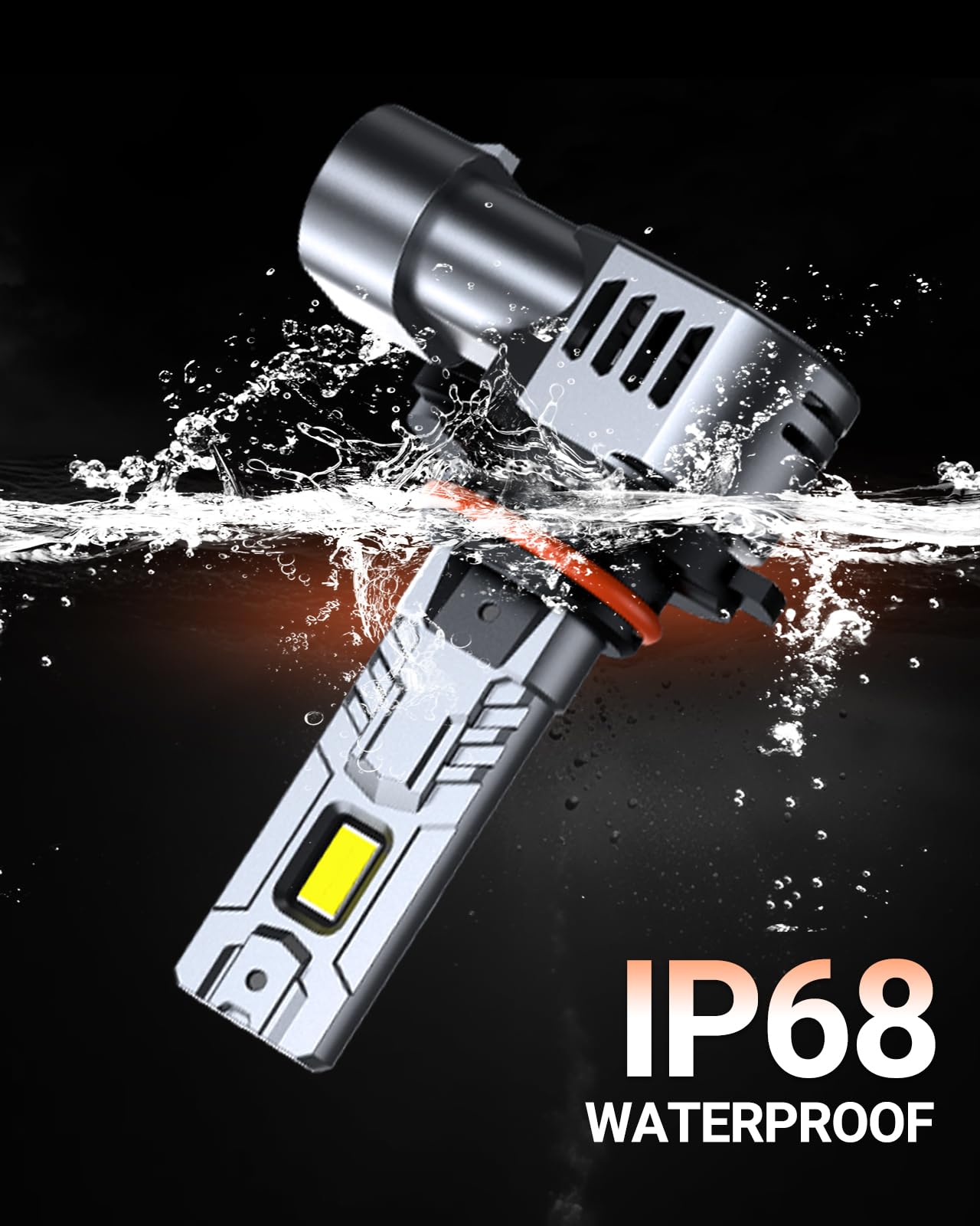 SEALIGHT S2S 9005/HB3 9006/HB4 Light Bulbs Combo, 100,000LM Super Brighter, 6500K Pure White 9005 9006 Fog Bulbs, 60K+ Hours Lifespan, 2-Pack