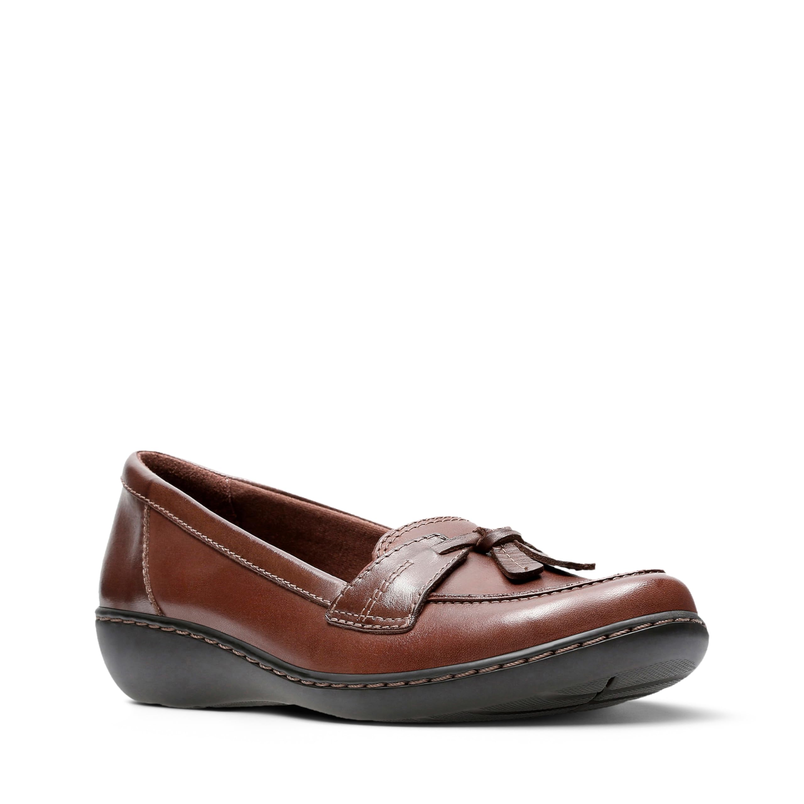 Clarks Women's Ashland Bubble Loafer, Brown Multi, 10
