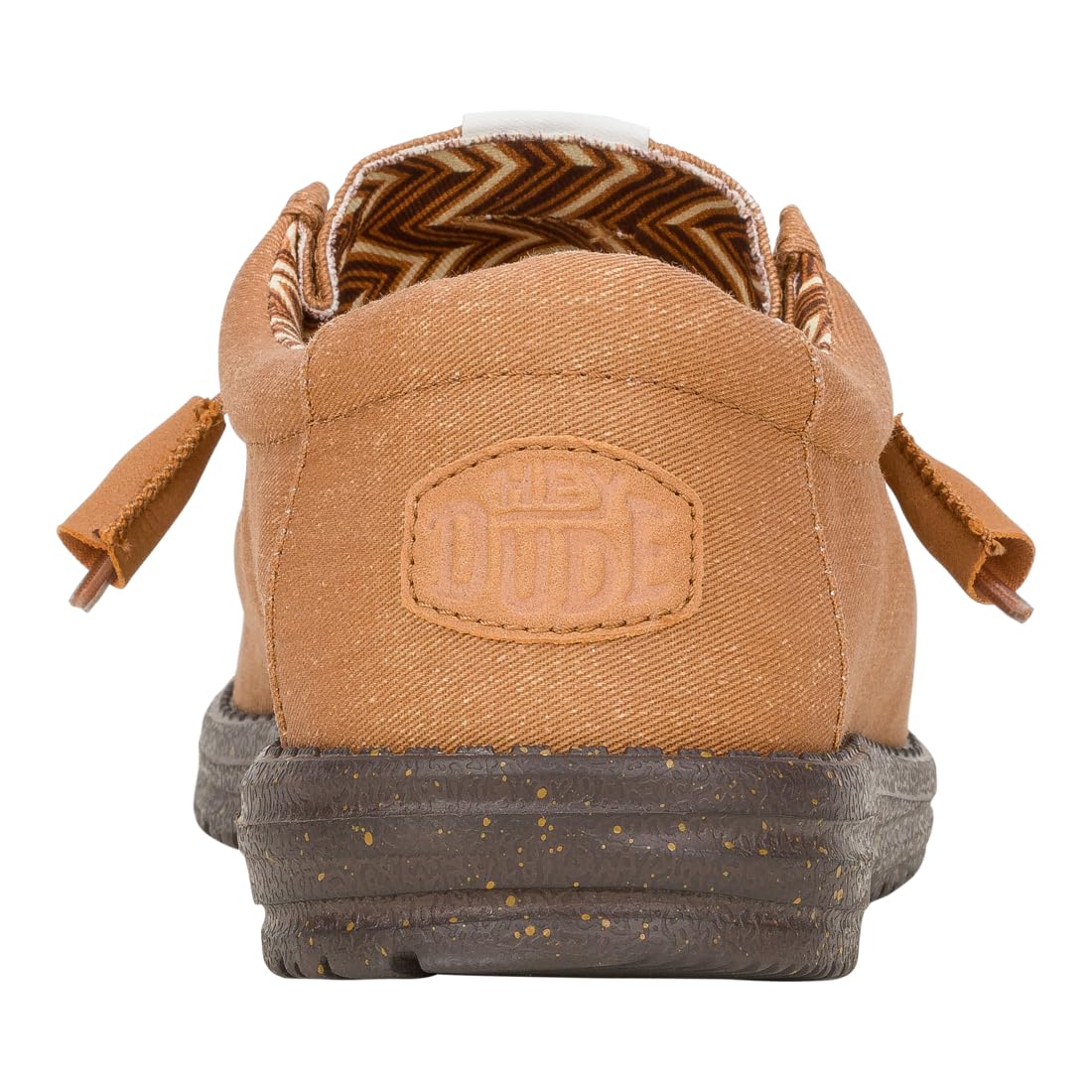 HEYDUDE Wally Stretch Canvas Nut Size 11, Men’s Shoes, Men's Slip-on Loafers, Comfortable & Light-Weight