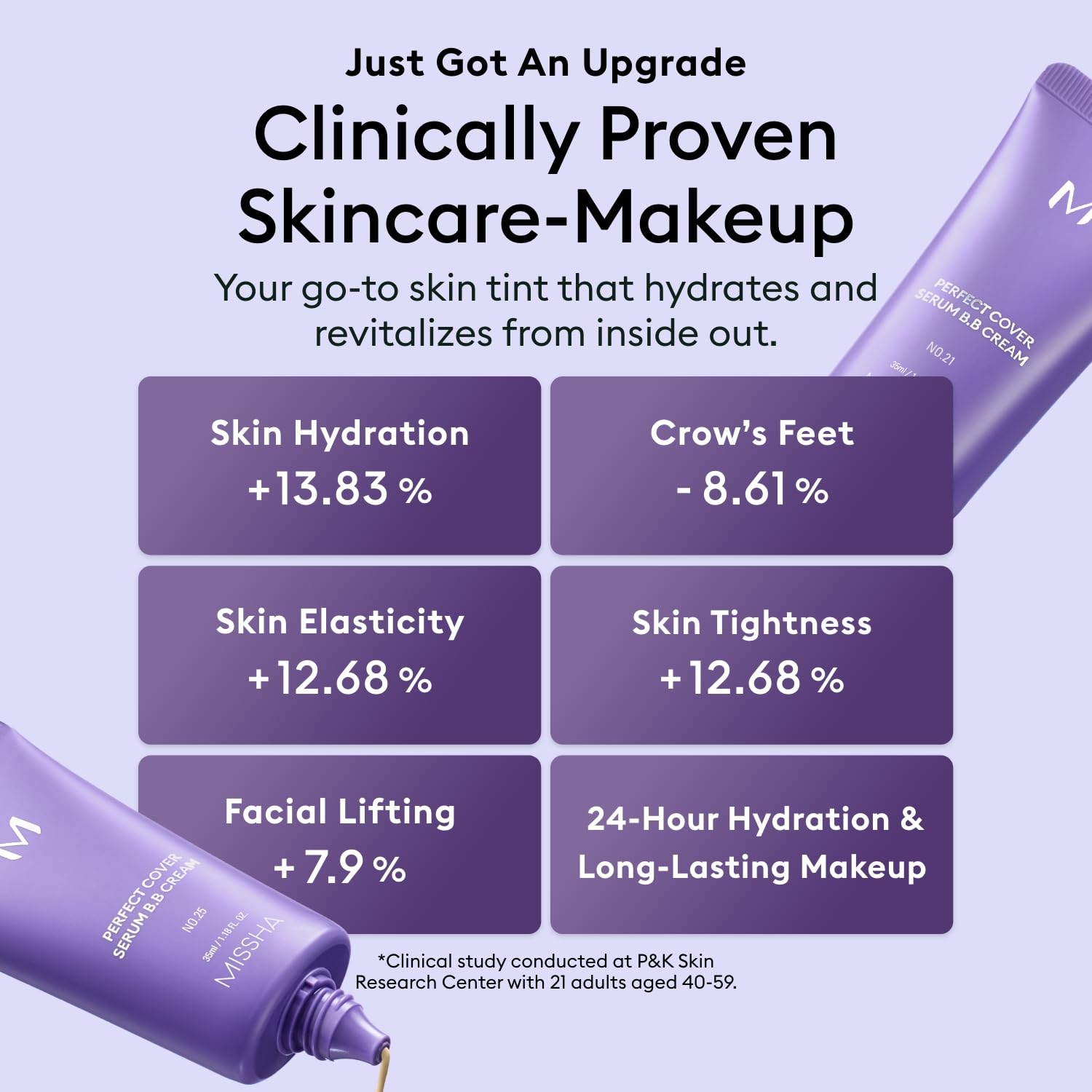 MISSHA M PERFECT COVER SERUM BB CREAM No.23 Natural Beige-Light/Medium with Cool/Neutral Undertone, BB Cream by Cardi B Pick, Skin Tint, Tinted Moisturizer, Skin Care Foundation Makeup, 1.18 Fl oz