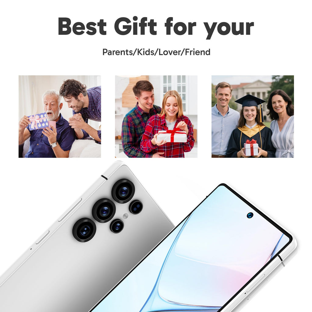 I25 Ultra Unlocked Cell Phone Built in Pen Smartphone 6.99" HD Screen Unlocked Phones, Android 14 Phone, 8G RAM+256GB, 48MP Camera, Battery 7000mAh, Dual SIM/Fingerprint Lock/Face ID/AI App(Sliver)