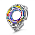 Kate Lynn Phoenix Rings for Women Adjustable Rings Crystal Jewelry, Birthday Gifts for Women Christmas Mothers Day Gifts for Mom Grandma Wife, Rise from the Ashes Jewelry
