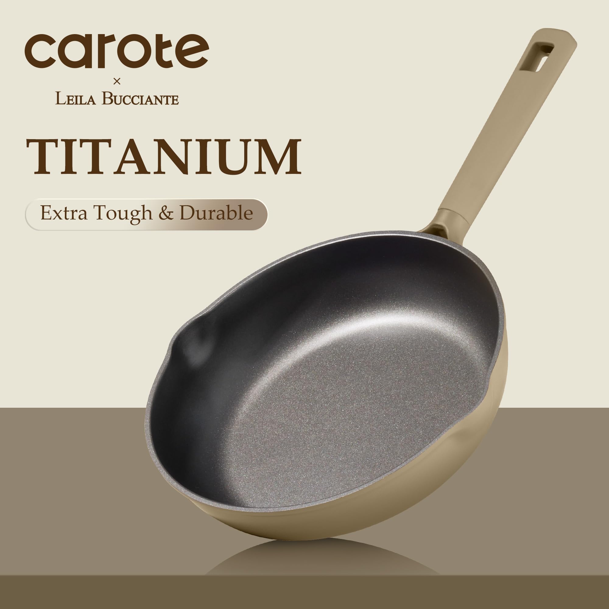 CAROTE 31PCS Pots and Pans Set, Nonstick Cookware Set Kitchen Non Stick Induction Titanium Cookware Non-toxic Granite Cooking set, PFOA Free