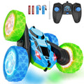 Hamdol RC Cars Toys for Kids Ages 6-12, 360° Spinning Double-Sided Remote Control Car with LED Lights, 4WD Rechargeable Toy for Boys Age 8-10, Perfect Birthday Holiday Valentines Easter Gift