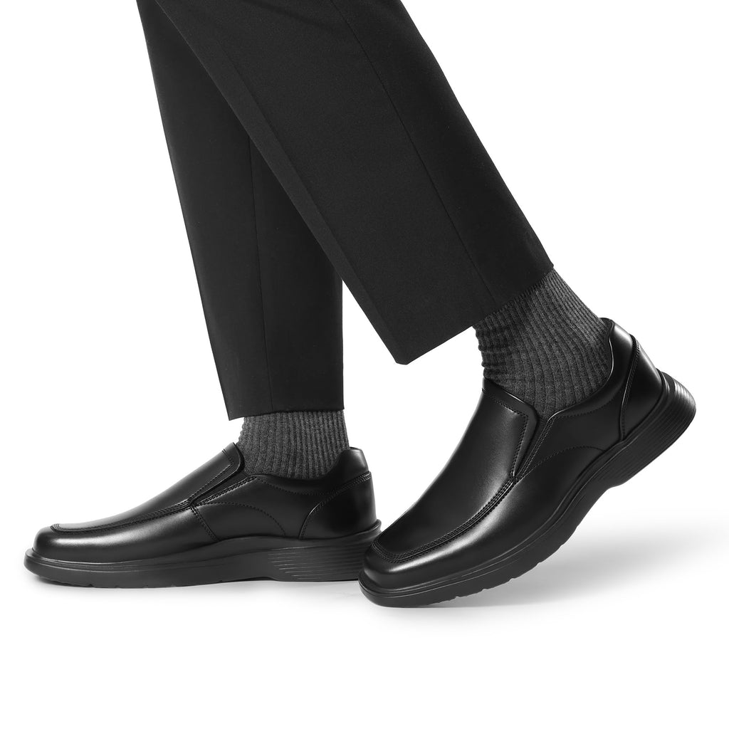 Bruno Marc Men's Dress Shoes Slip On Comfortable Loafers Business Casual Shoes,Size 13,Black,SBLS2403M
