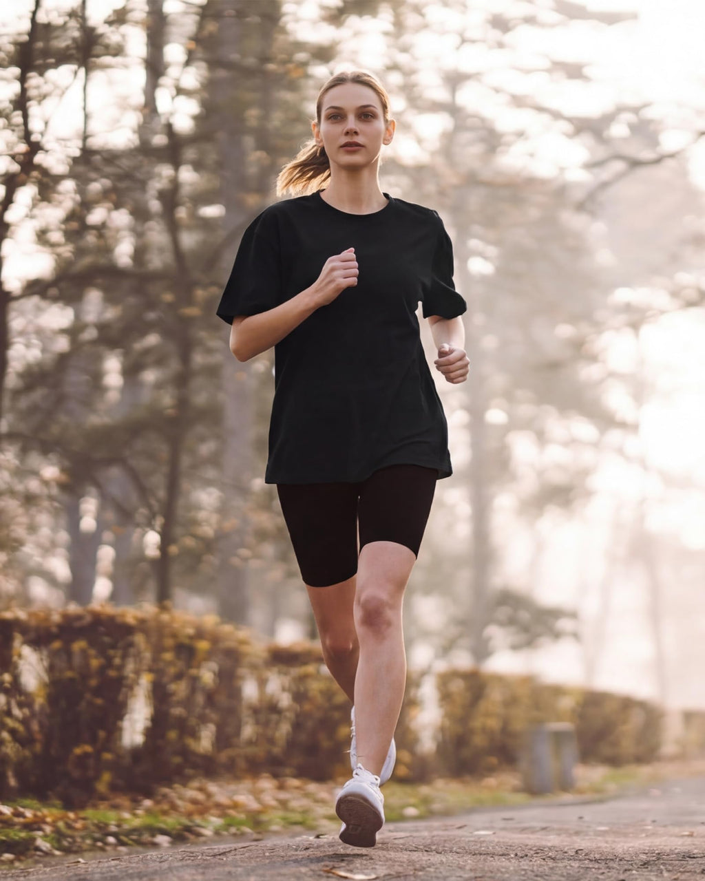 GAYHAY Black Oversized Tshirts for Women - Summer Spring Tops Short Sleeve Tee Shirts Fashion Casual Workout Clothes 2026