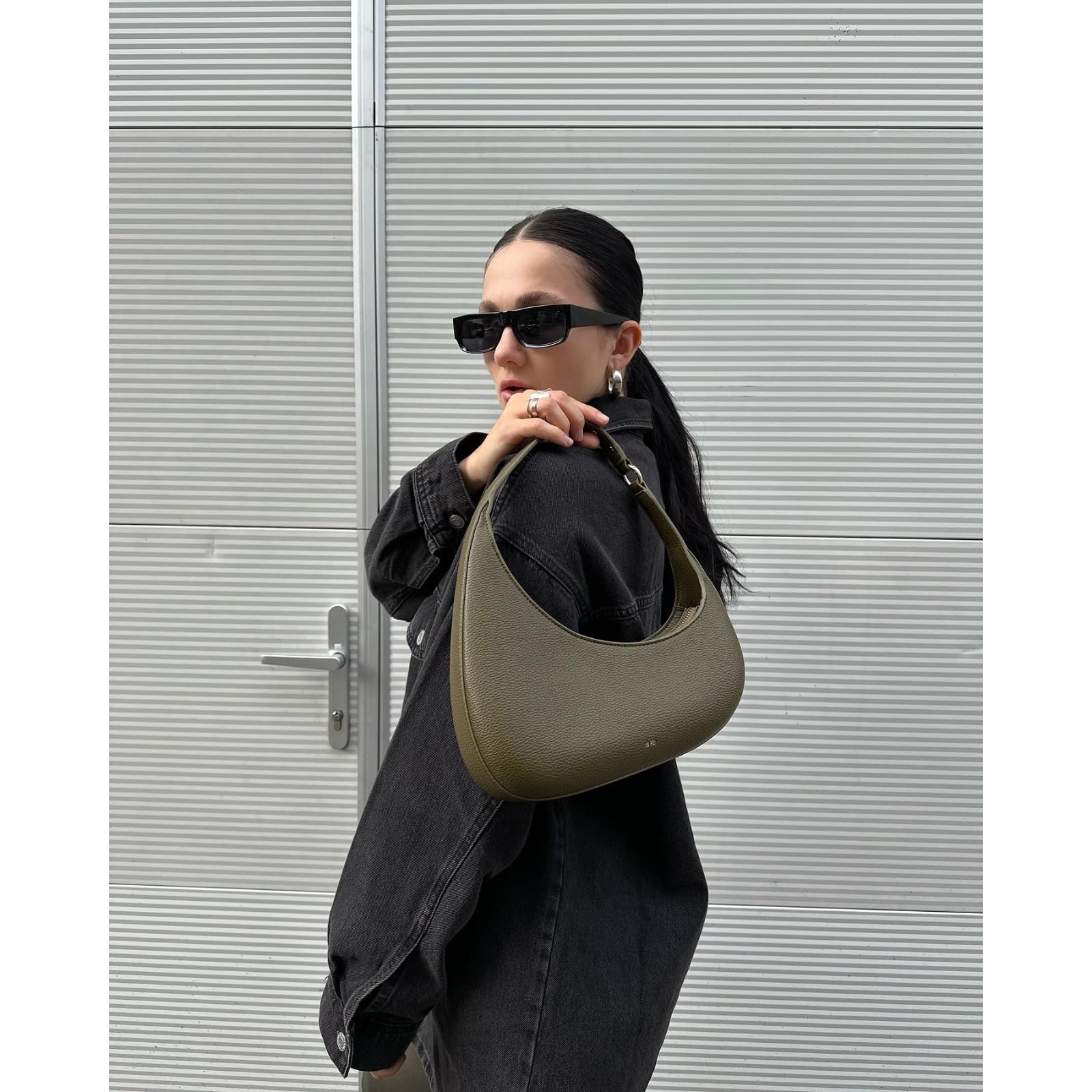 JW PEI Women's Harlee Shoulder Bag - Dark Olive
