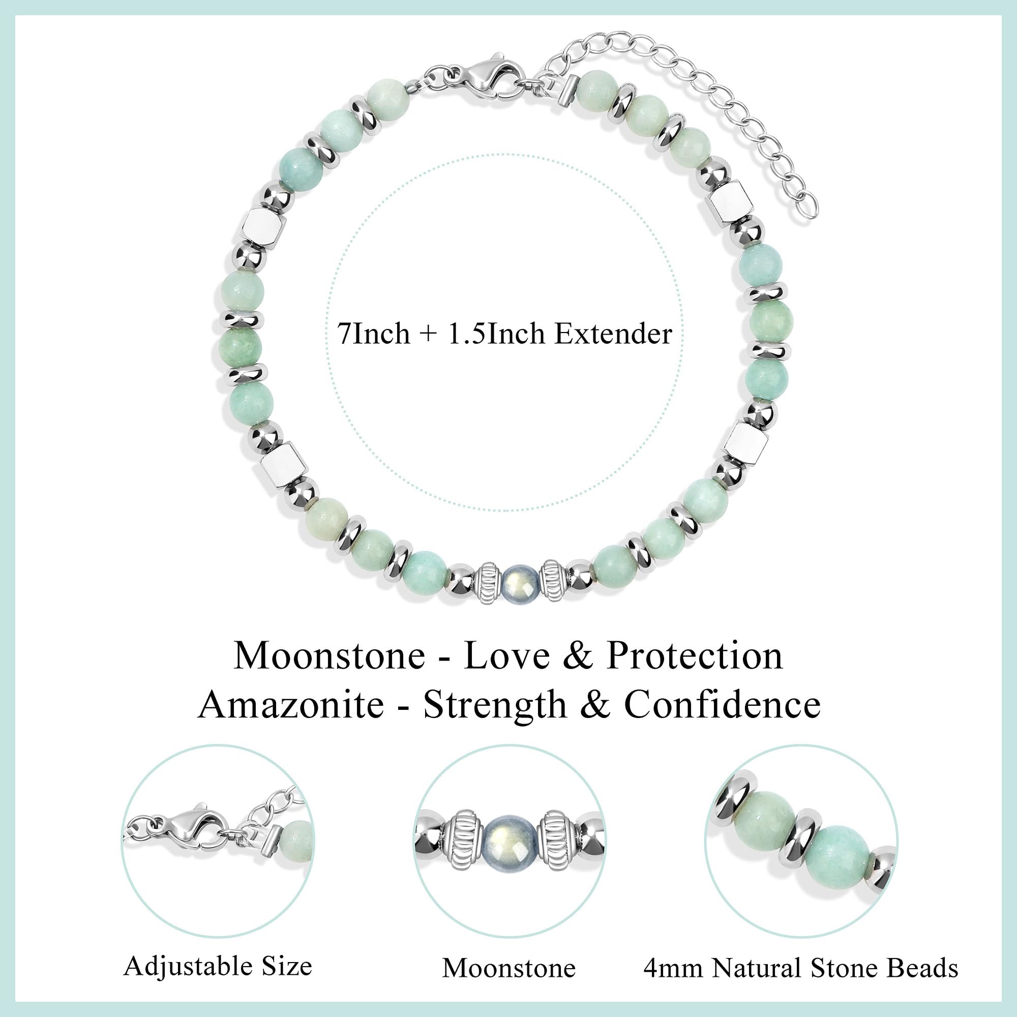 JoycuFF Valentines Day Birthday Gifts for Teens Daughter, Unique Gifts Trendy Stuff Jewelry Present for Women Her Teenage Bracelets for Women, Easter Christmas Stocking Stuffers for Teens