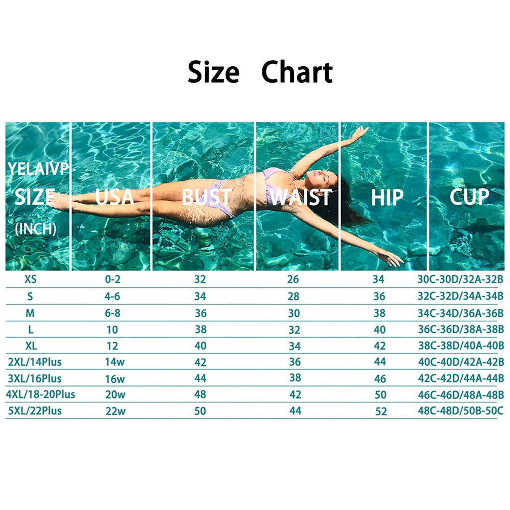 YELAIVP Plus Size 3 Piece Swimsuit for Women Plus Size Bikini for Women 3 Piece Swim Suit 2025 Bathing Suit