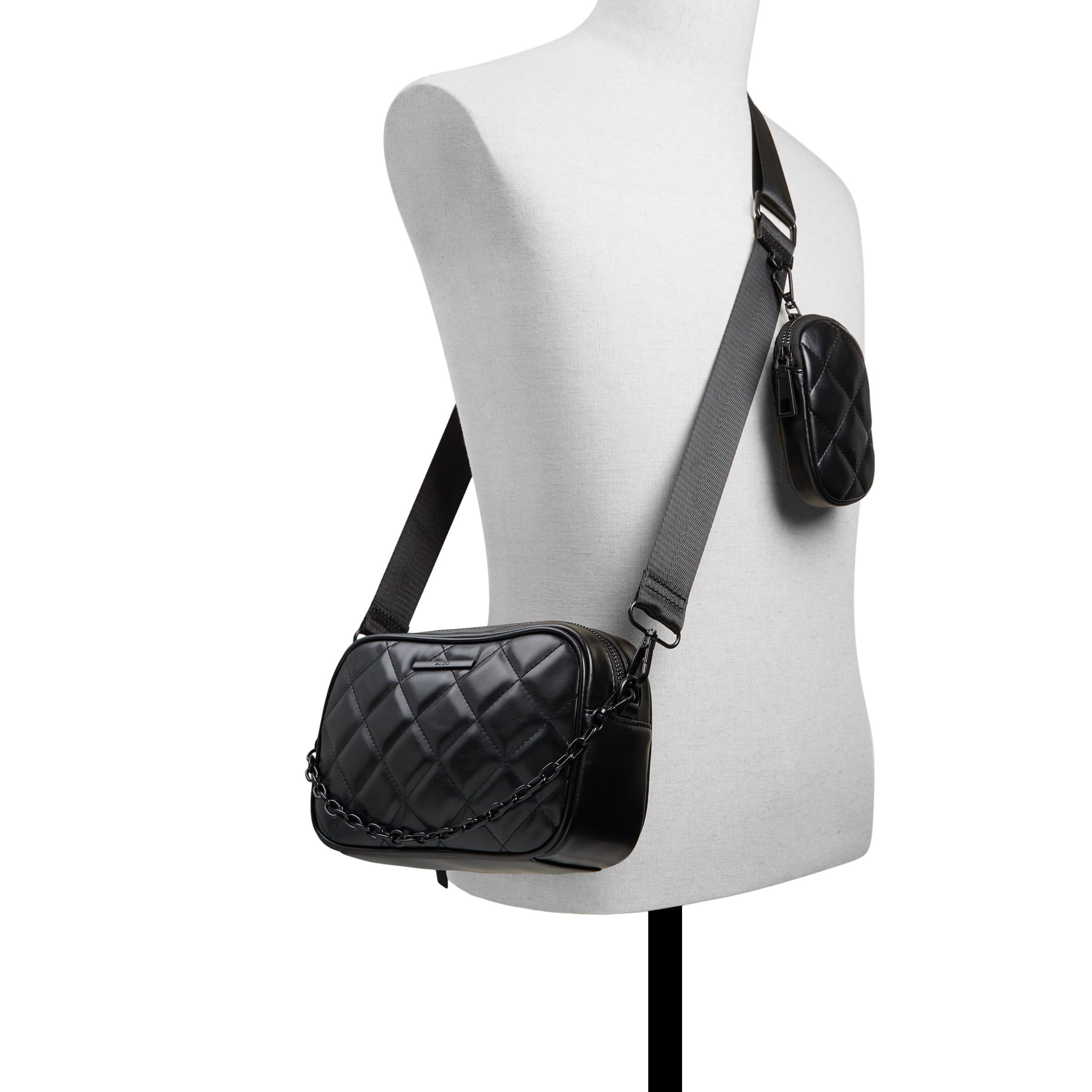 Aldo Women's Evelia Cross Body, Black/Black