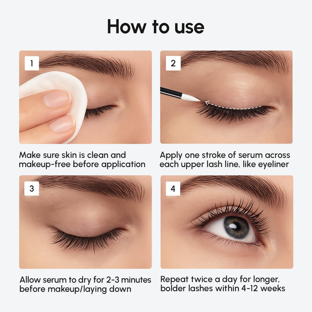 MAREE Eyelash Serum To Grow Lashes & Brows – Eye Lash Serum for Eyelash Growth Without Prostaglandin – Rapid Enhancing Lash Growth Eyebrow Boost Oil – Sérum De Pestañas Suero Para Pestañas Crecimiento