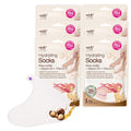 Epielle Hydrating Foot Mask 6 Pairs, Relieve and Soften with Shea Butter & Jojoba Oil, Deep Moisturizing Socks for Dry, Cracked Feet, Self Care Gifts for Women, Spa Kit, Mothers Day Gifts