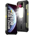 Ulefone Armor 24 22000mAh Mega Battery Unlocked Rugged Phone, Camping Light, 24GB RAM +256GB ROM, 6.78" FHD+120Hz Screen, 64MP Main Camera + 64MP Night Vision Camera, Android 14 Rugged Smartphone NFC