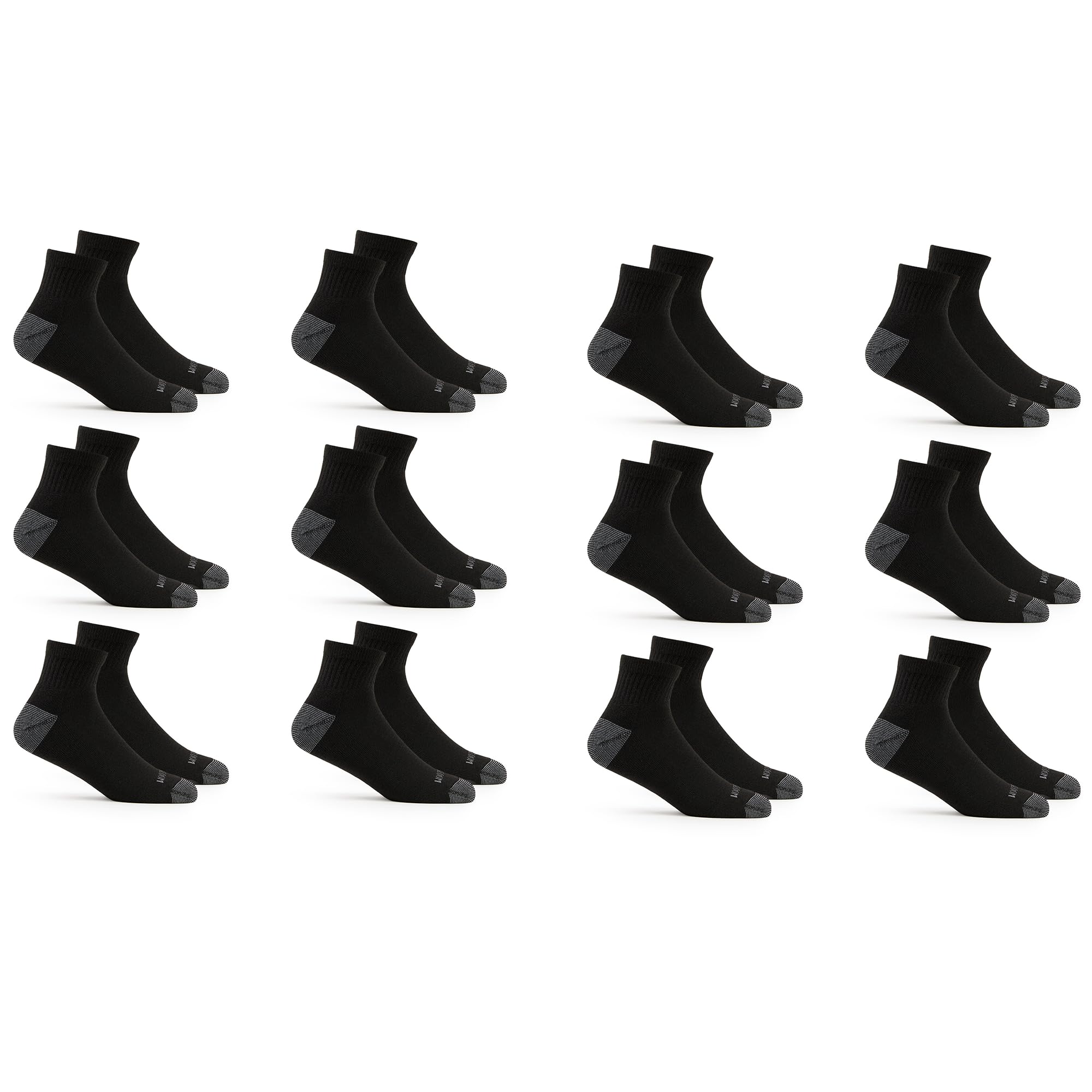 Fruit of the Loom Men's Dual Defense Ankle Socks 12 Count ( 1Pack)