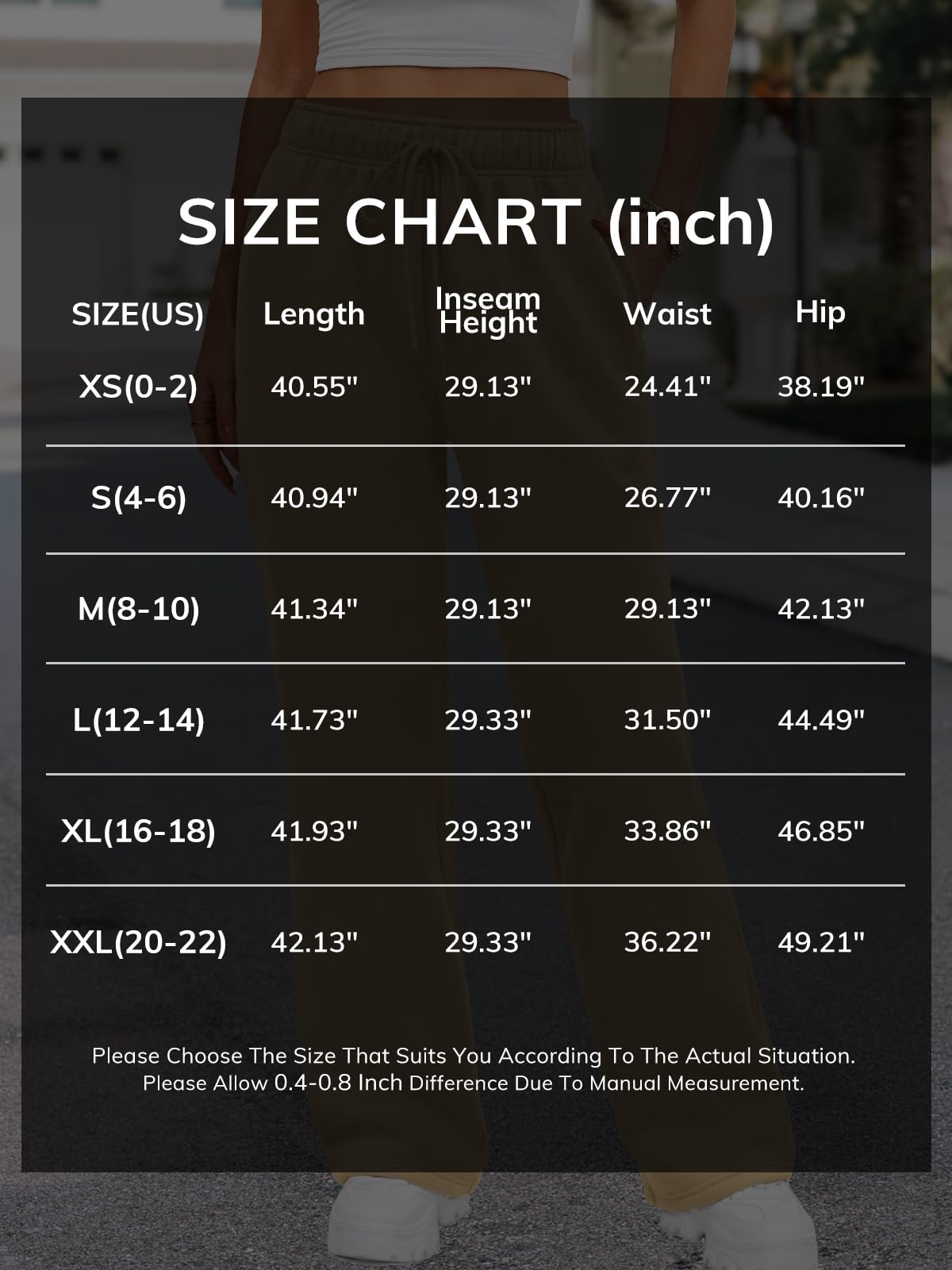 ATHMILE Women 2026 Fall Fleece Lined Sweatpants Petite Baggy Open Bottom Halloween Pants Drawstring Casual Aesthetic Clothes Orange